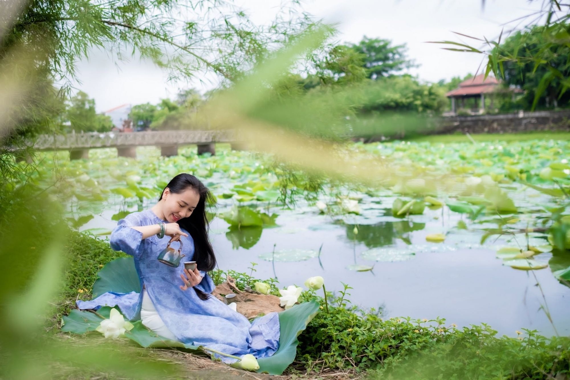 Hồ Tịnh Tâm nằm ngay trong khu vực Kinh thành Huế